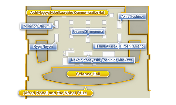 Life Science Building B2F [Aichi-Nagoya Nobel Laureates Commemorative Hall]